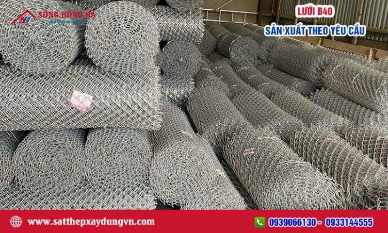 Lưới thép dân dụng chống tràn bờ, tạo hàng rào bảo vệ hiệu quả cho các khu vực ven sông, hồ